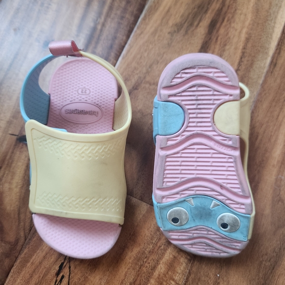 Havaianas Kids Sandals - Yellow, Blue, Pink - Picture 9 of 9